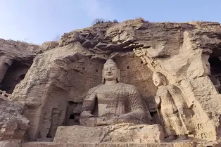 Yungang Grottoes in Datong - Shanxi Tourist Attraction
