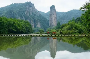 Xiandu Scenic Area in Jinyun - Zhejiang Tourist Attraction
