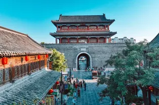 Qingzhou Ancient City Scenic Area in Weifang