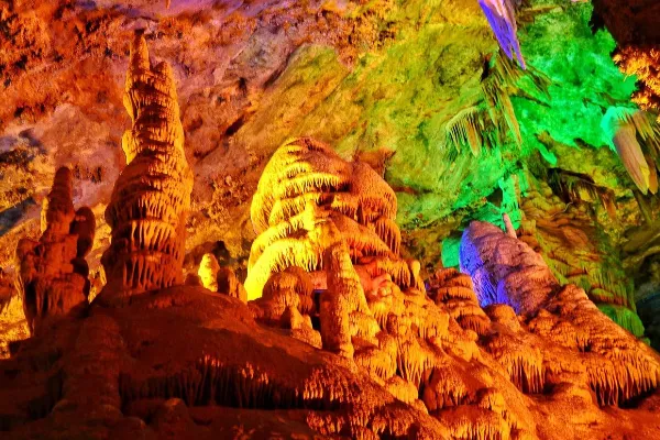 Jiguan Cave (Rooster Crown Cave) Scenic Area in Luoyang - Henan Tourist Attraction