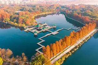 East Lake Ecological Tourism Scenic Area in Wuhan