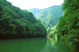 Jinsi Xia (Golden Silk Gorge) Scenic Area in Shangluo