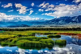 Bogdaer Holy Spring Scenic Area - Xinjiang Tourist Attraction