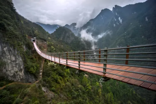 天門洞索橋