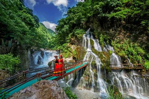 Hot Spring Waterfalls