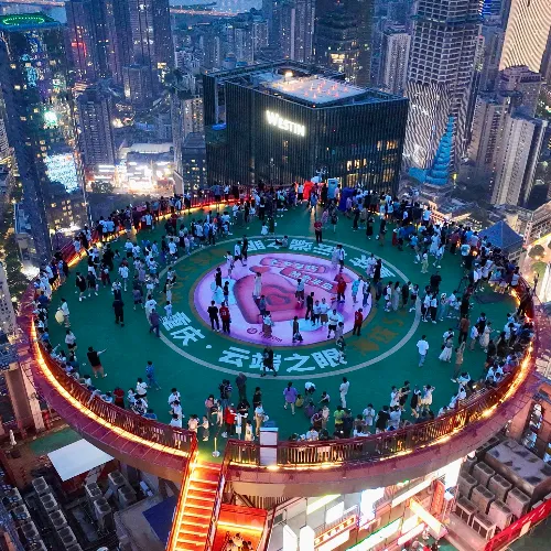 360-Degree Circular Viewing Platform