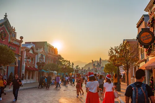 Disney Town - Shanghai Tourist Attraction