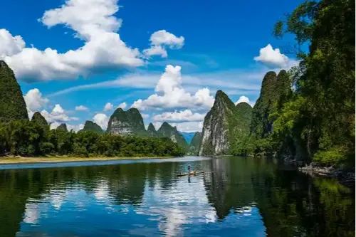 Reflection of Huangbu Shoal
