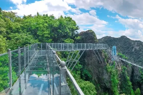 Cliff Ladder Glass Plank Road