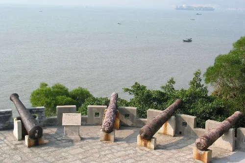 Eight Coastal Cannons