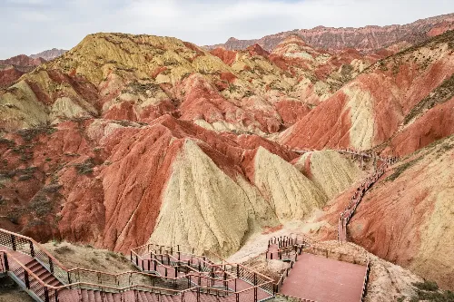 Lanzhou Shuimo Danxia Tourist Scenic Area - Gansu Tourist Attraction