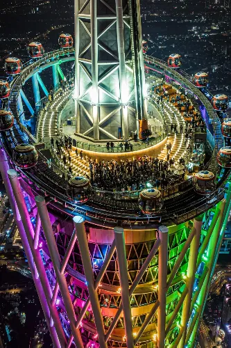 450m Outdoor Observation Deck at Tower Top