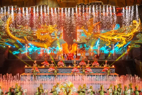 Dragon and Phoenix Dancing for China Theater