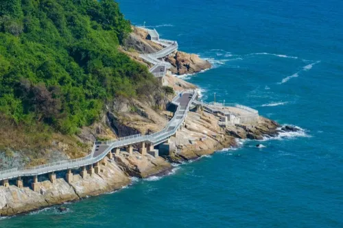 Xiaomeisha Section of Coastal Boardwalk